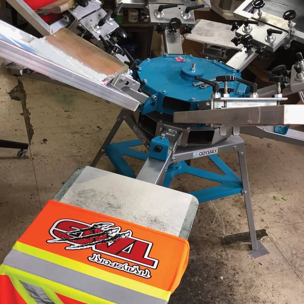 Sérigraphie Type d'impression Sérigraphie Série Art